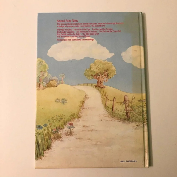 Vintage 1987 Animal Fairy Tales  Claire Mumford Cavendish Childrens Stories - Picture 13 of 14